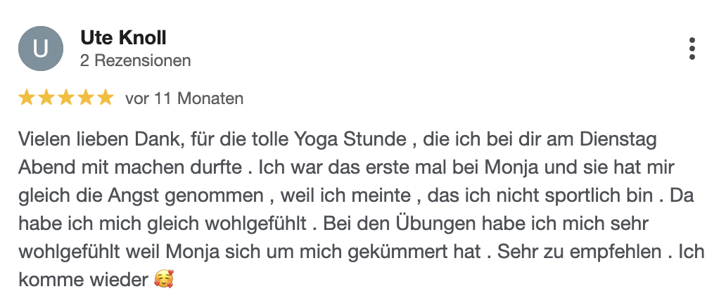 Google Rezension 1